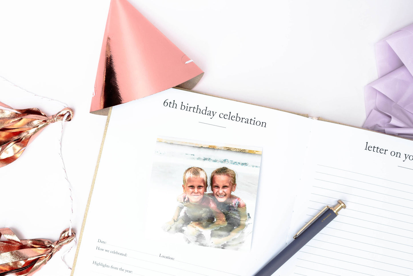 Birthday Memory Book