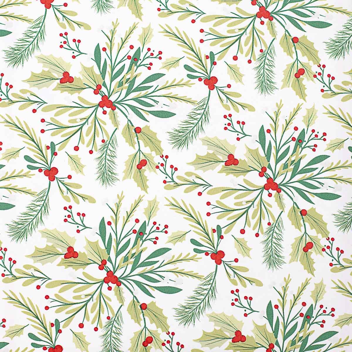 Holly Jolly Wrapping Paper (30" x 10')