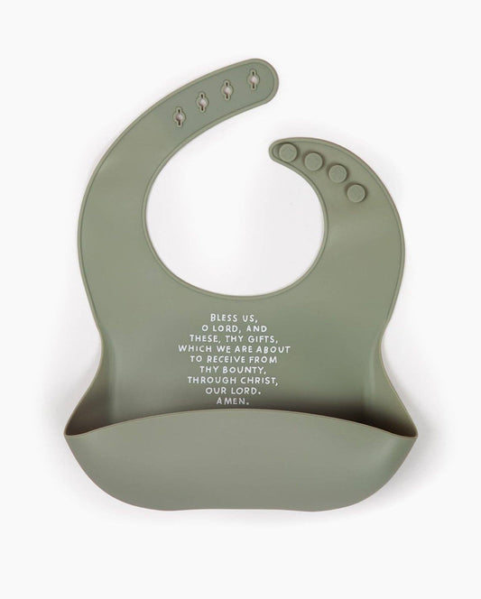 Meal Blessing Silicone Bib