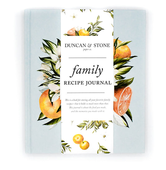 Family Recipe Book & Keepsake Journal