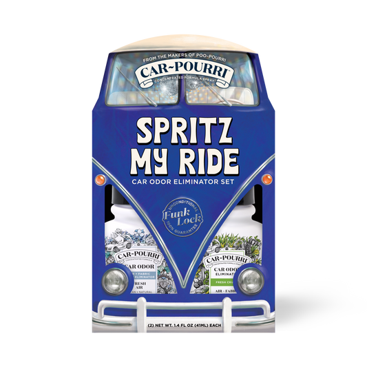 Spritz My Ride: Car~Pourri Air + Fabric (2 pack Gift Set)