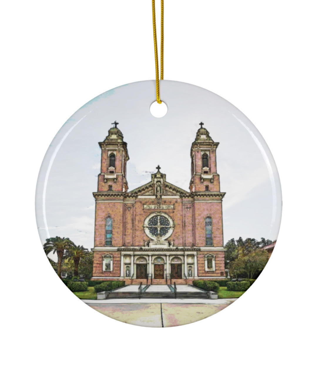 Christmas Ornament: St. Joseph Co-Cathedral (Thibodaux)