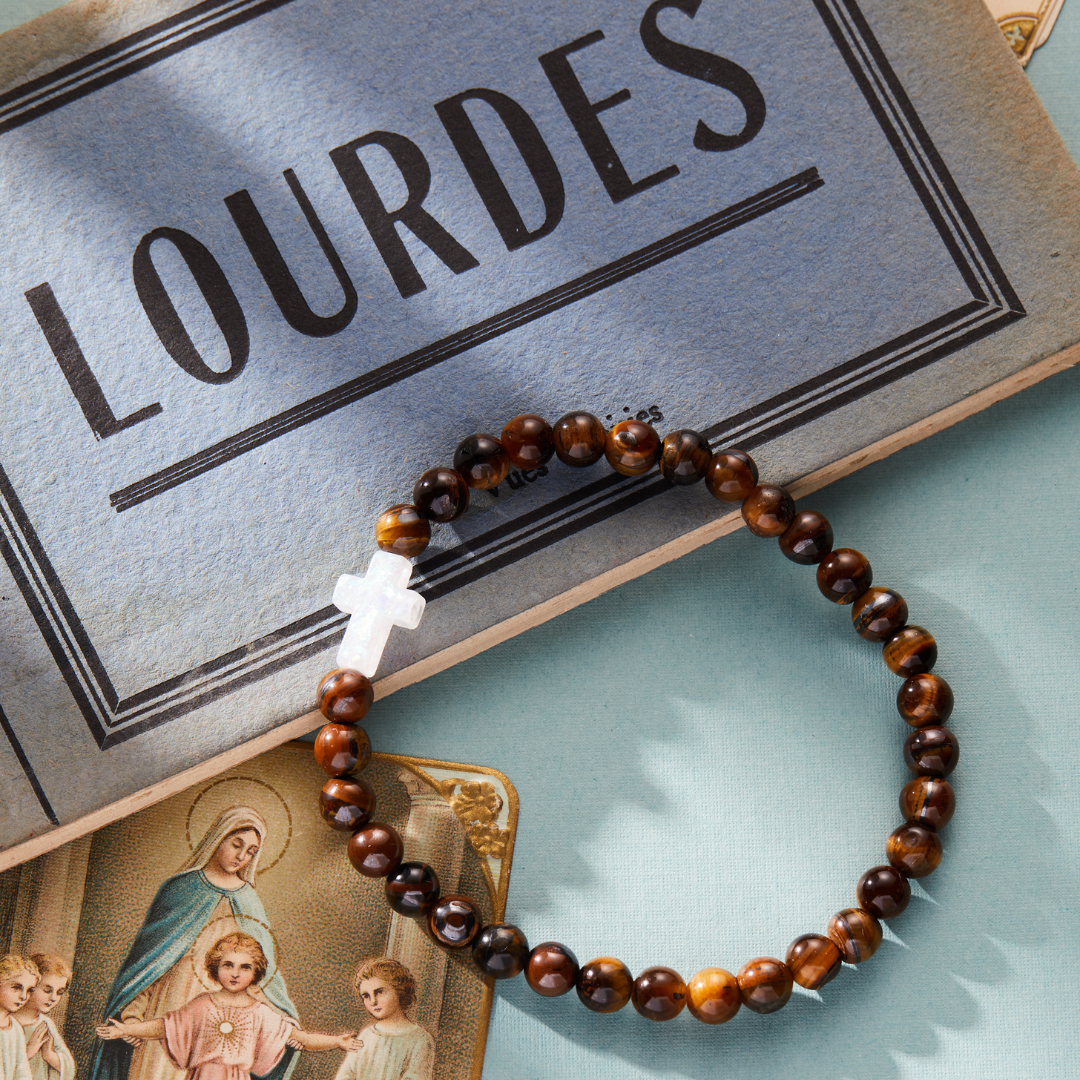 Holy Water Bracelet for Men- Tiger's Eye